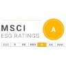 MSCI ESG A rating logo